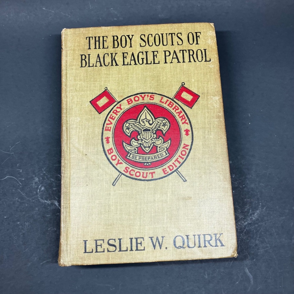 Grosset & Dunlap Book Boy Scouts Black Eagle Patrol Vintage Gold Hardcover